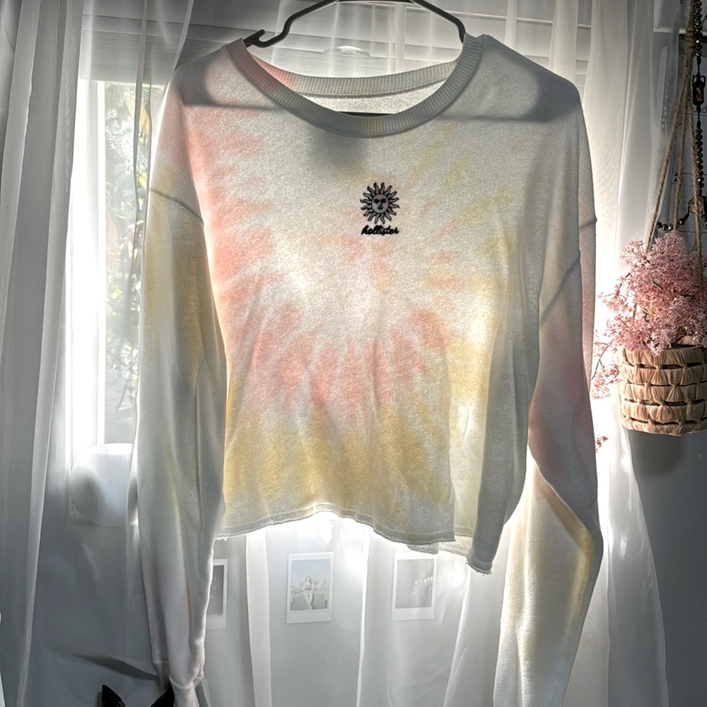 Crop crew neck